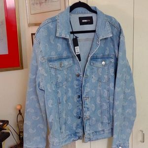 NWT Mens denim jacket sz xl